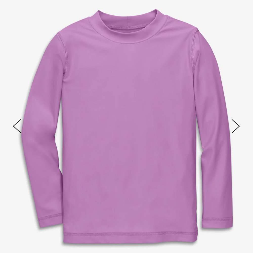 Primary Long Sleeve Rash Guard 8-9 Lavender